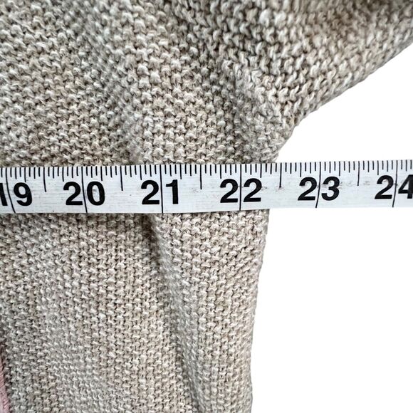 Vintage Koret Cardigan Sweater M Beige Embroidered Grandma Cottage Phoebe Buffay - Picture 7 of 15